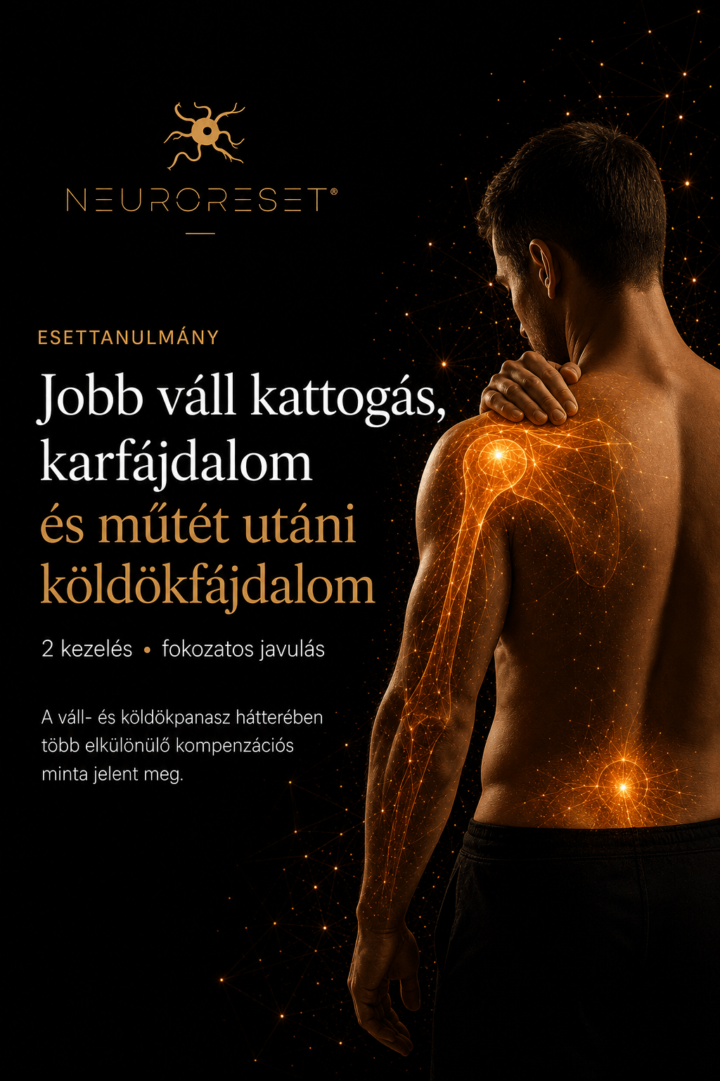Jobb váll kattogás és köldökfájdalom – NeuroReset® esettanulmány