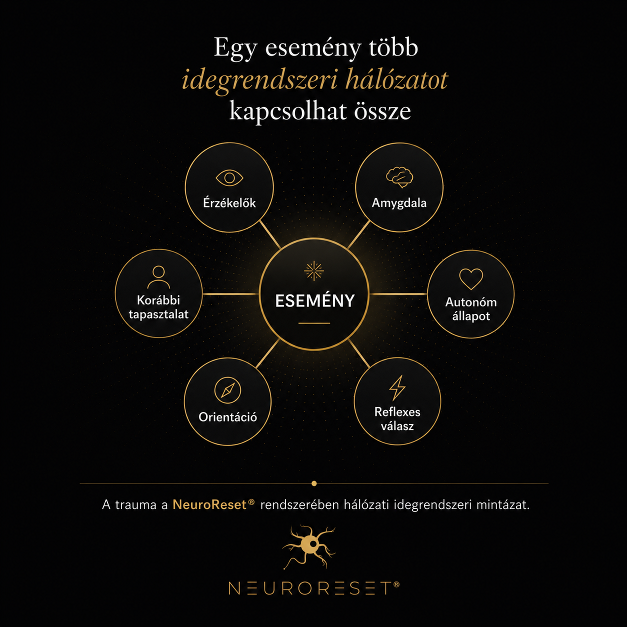 Egy esemény több idegrendszeri hálózatot kapcsolhat össze