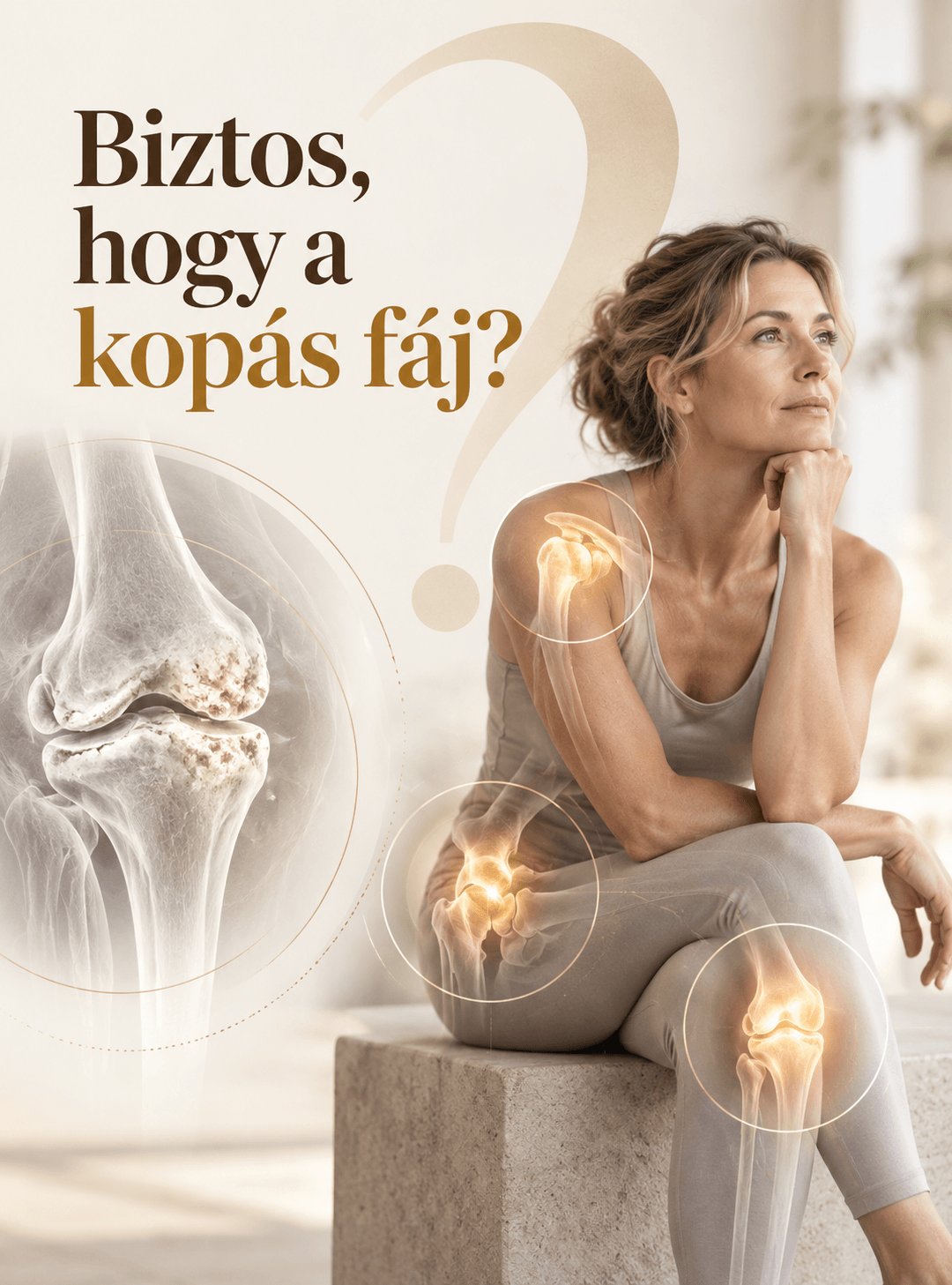 Biztos, hogy a kopás fáj? – ízületi kopás és fájdalom